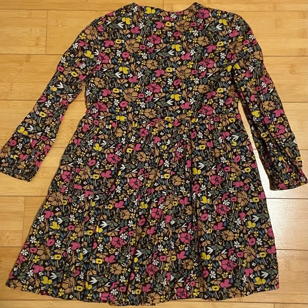 GAP Kids Floral Long Sleeve Dress | Lined | Size XS